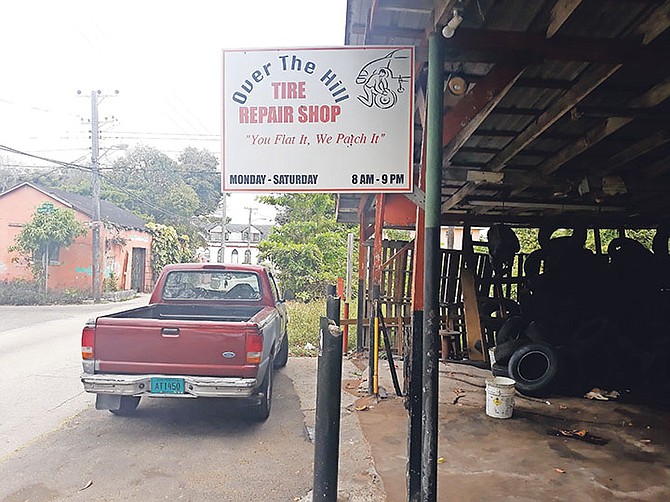 Trevor Moss, 53, is renovating his tire shop but has not sought concessions from the government to do so, saying the cost of buying duty-free materials to equip his business is still too costly. He said he would be better helped if the government removed duties off tires.