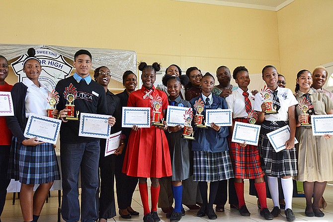 Entrants for the essay competition organised by The Ministry of Education in collaboration with The Nassau Institute.