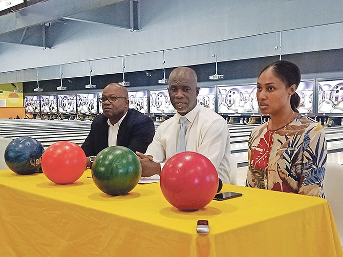 First vice president Yule Hoyte, president Tyrone Knowles and Leslia Miller-Brice talk about the BBF's National Championships that start on Sunday.