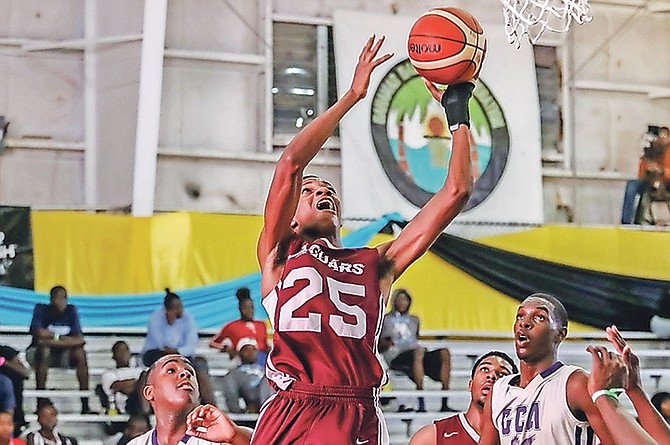 Paul Greene in action for the St George's Jaguars as they secured the 2019 title.