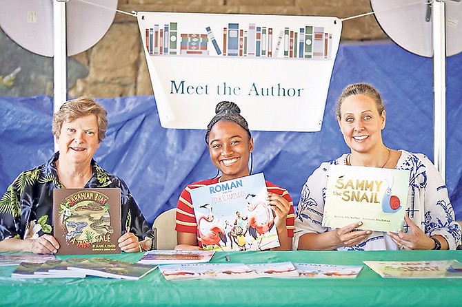 A trio of best-selling authors: (l-r) Elaine A Powers, Sierra Blair and Allie MacPhail.
(Photo/Cameron A Thompson, Precision Media)