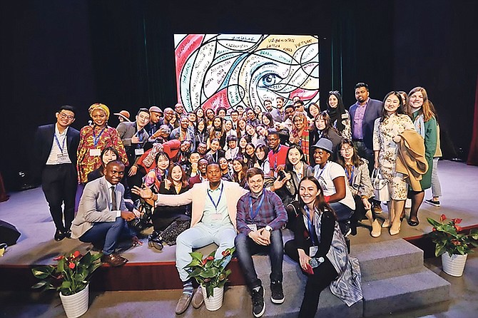 Jamaal Rolle’s digital work was studied by 120 delegates from 83 countries when they met in China for the Third International Youth Forum on Creativity and Heritage Along The Silk Roads.
