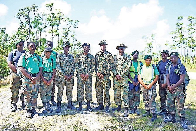 Defence Force Marines after their rescue of a 53-year-old man who attempted to commit suicide.
Photo: Shawn Hanna/Tribune staff