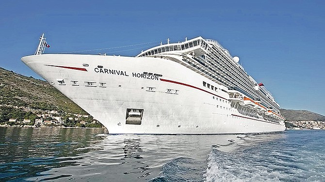 One of the Carnival Corporation's fleet of cruise ships.