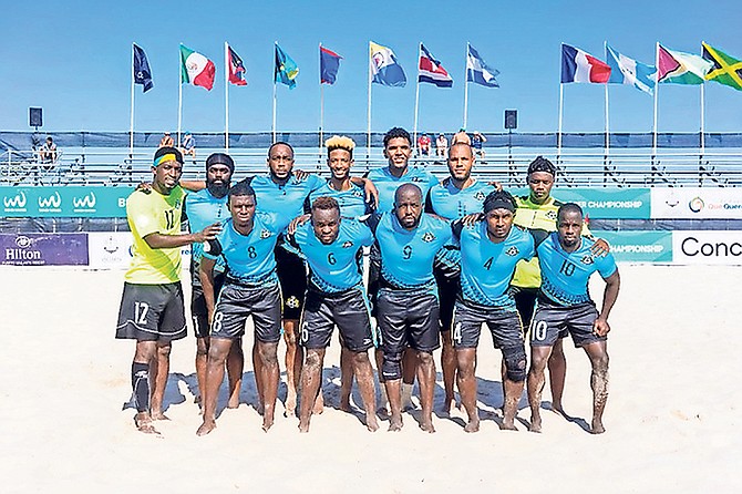 The Bahamas men's national beach soccer team.