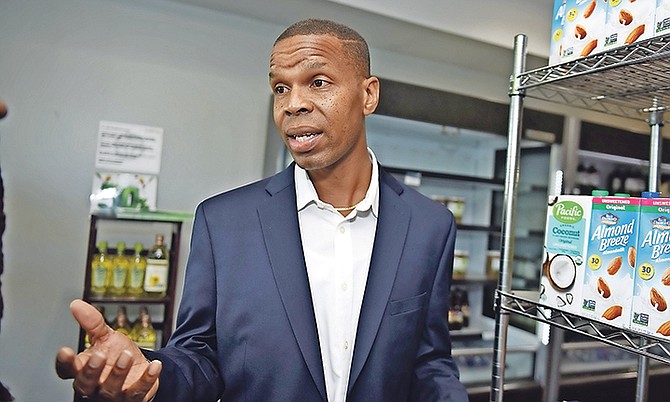 Julian Smith, owner of NewLife Natual Vegetation Cell Food. Photo: Shawn Hanna/Tribune Staff