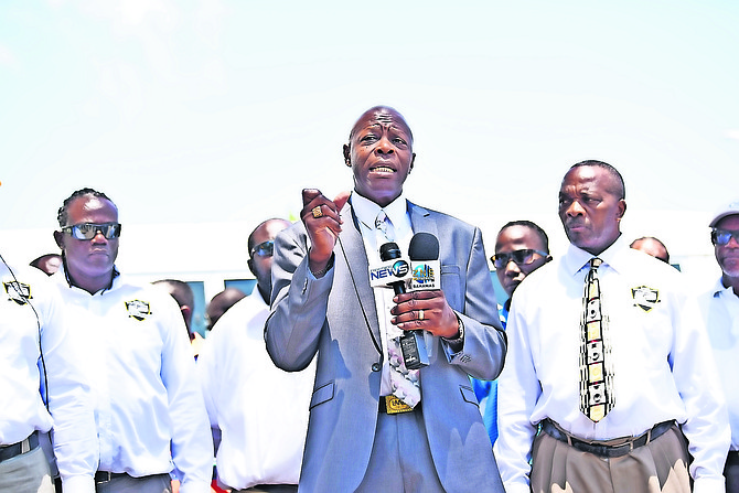 Frederick Farrington, president of the Bahamas United Bus Drivers' Union