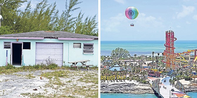 Shabby state of airport in stark contrast to $250m redevelopment at Coco Cay.