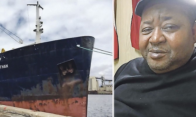 LEFT: The MV Ethan was sold in July 2016 to D&D Maritime, a company partly owned by Chuck Deal in The Bahamas. Photo: Bruno Giguère/Radio-Canada

RIGHT: Richard Thompson hasn’t seen his family in Nassau since 2016. Photo: Catou MacKinnon/CBC