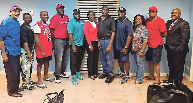 Newly elected NPBA officers from left are Terrance McSweeney, Sophia Hunter, Anthony Rolle, Kevin McPhee, Ryan Turnquest, Rhondia Johnson, president James Price, Kevin Johnson, Rochelle Kemp, Donnie Culmer and Moses Johnson.