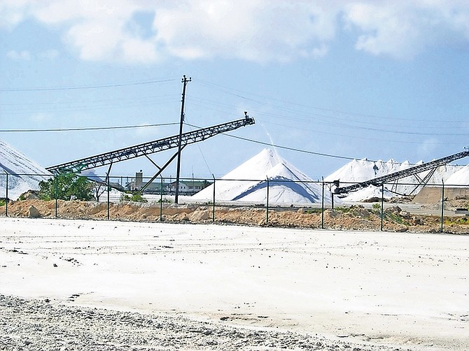 Morton Salt facilities in Inagua.