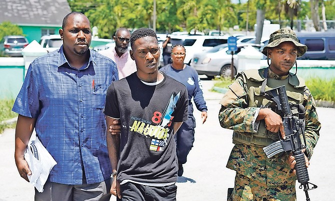 McKenzie Pierre outside court. Photo: Terrel W Carey Sr/Tribune staff