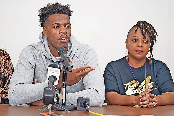 SUMMER SERIES: Sacramento Kings guard Chavano “Buddy” Hield is in New Providence to host another edition of his Hope 24 Basketball Clinic summer series to give back to the community and showcase the best in young Bahamian basketball talent July 22-27 at the Kendal Isaacs Gymnasium.              
Photo: Terrel W Carey Sr/Tribune Staff