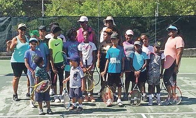 Artie Johnson campers in Eleuthera.