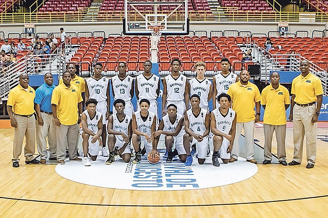Team Bahamas in San Juan.