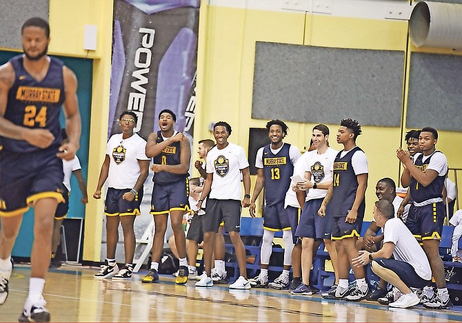 Murray State Racers in action at the Summer of Thunder. Photo: Shawn Hanna/Tribune staff