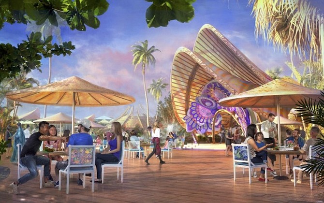 AN artist’s rendering of Disney’s Lighthouse Point project.