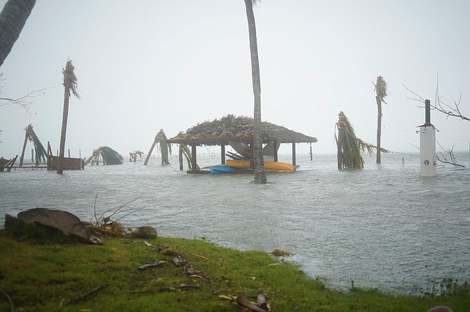 Damage from Hurricane Dorian in Abaco. Photo: Terrel W Carey Sr/Tribune staff