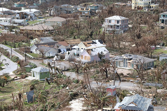 Destruction in Abaco. (AP Photo)