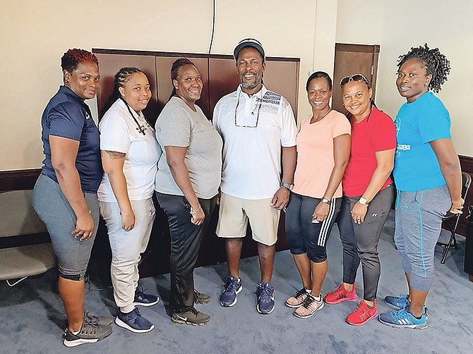 GSSSA newly elected officers pictured from left are Tia Rolle, Shakira Farrington, president Varel Davis, Kendal Campbell, Fiona Tucker, Keisha Pratt and Nikita Knowles.