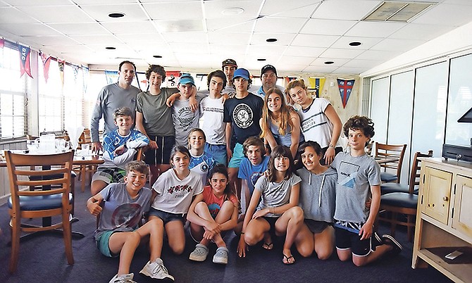 TEAM Argentina, with their 15-member team of sailors between the ages of 13-15 years, were seen getting ready to take to the waters for a test run in Montagu Bay, along with Bermuda, New Zealand, and host Bahamas. Visiting teams from the 20 participating countries are starting to show up for the 2019 Optimist North American Championships set for the Nassau Yacht Club this weekend.

Photo: Shawn Hanna/Tribune Staff