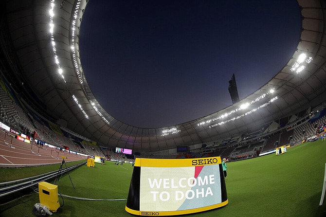 The Khalifa International Stadium in Doha, Qatar. (AP Photo/Hassan Ammar)