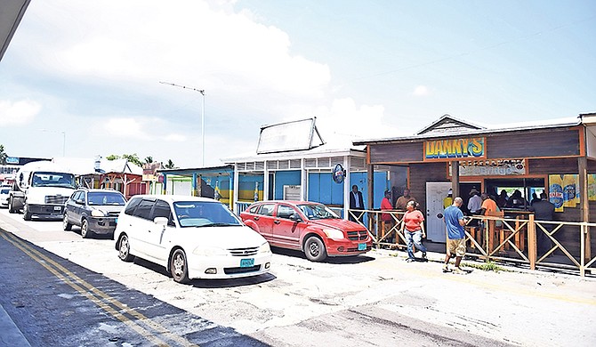 Potter’s Cay Dock. Photo: Shawn Hanna /Tribune Staff