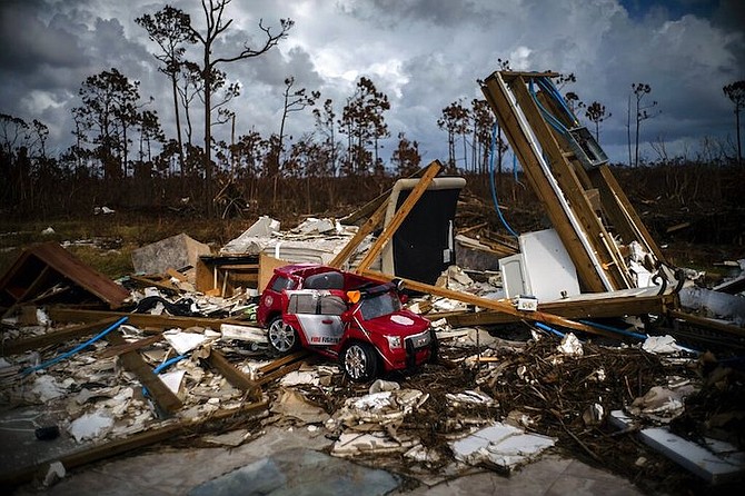 Devastation in Grand Bahama after Hurricane Dorian, pictured in September. (AP Photo/Ramon Espinosa)