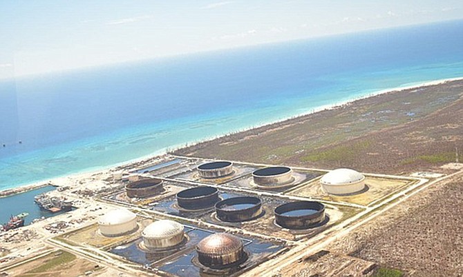 Equinor’s South Riding Point facility in East Grand Bahama.