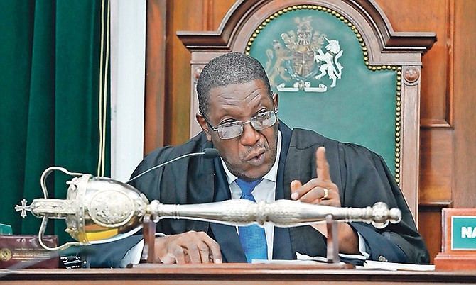 Speaker of the House Halson Moultrie. File Photo: Terrel W. Carey Sr/Tribune Staff