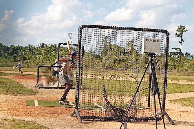 Young baseball prospects take part in the I-Elite programme.