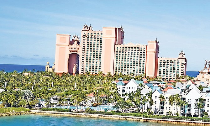 The Atlantis resort on Paradise Island.