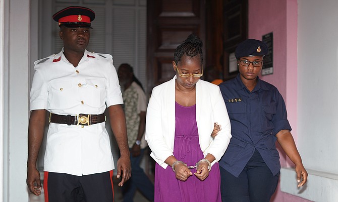 Philippa Marshall at court yesterday. Photo: Terrel W Carey Sr/Tribune Staff