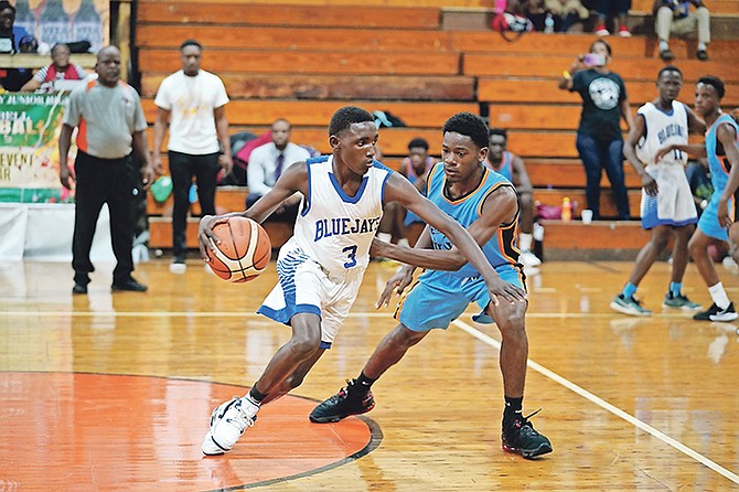 The Eight Mile Rock Blue Jays advanced after defeating Galilee. Photo: Terrel W Carey Sr/Tribune staff