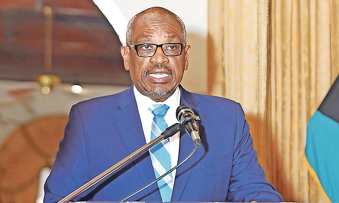 Prime Minister Dr Hubert Minnis.