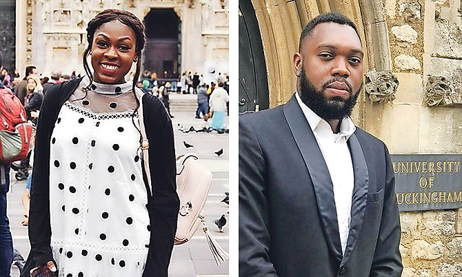 Jenica Frederick is a student at university in Glasgow while William McFord is a law student at the University of Buckingham in England.