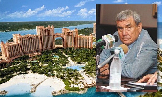 Sol Kerzner was the developer of the Atlantis resort on Paradise Island.