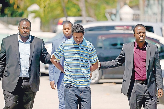 Selwin Seymour outside court. Photo: Terrel W Carey/Tribune staff