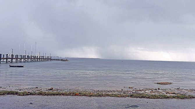 STORM clouds and rain off Montagu yesterday - as Mother Nature carries on regardless of lockdowns and viruses.