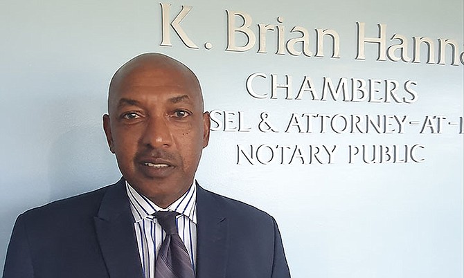 Attorney K Brian Hanna.