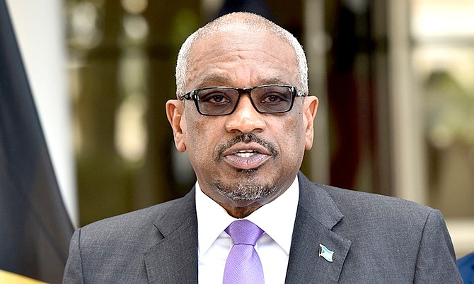 Prime Minister Dr Hubert Minnis.