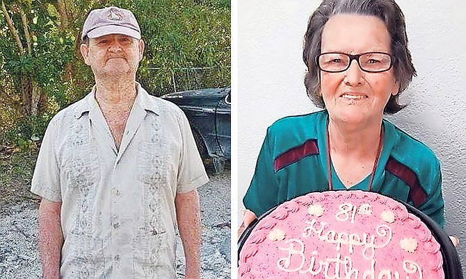 Lee Roy Lowe, left, and Juanita Lowe, who were both lost in Hurricane Dorian.