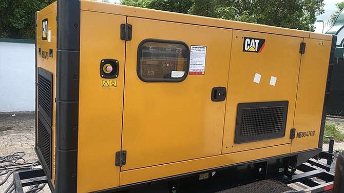 A Caterpillar generator valued at $35,000 was stolen.