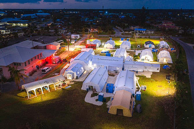 The Samaritan’s Purse facility in Grand Bahama.