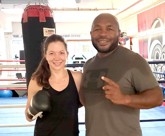 Sherman “Tank” Williams and Sarah Mahfoud.