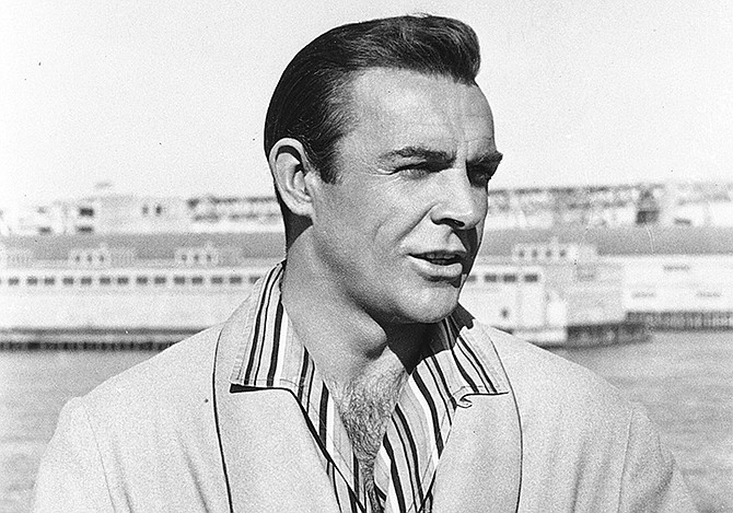 Sir Sean Connery – pictured in 1964. (AP)
