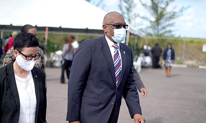 PRIME Minister Dr Hubert Minnis pictured yesterday.
Photo: Terrel W Carey Sr/Tribune Staff