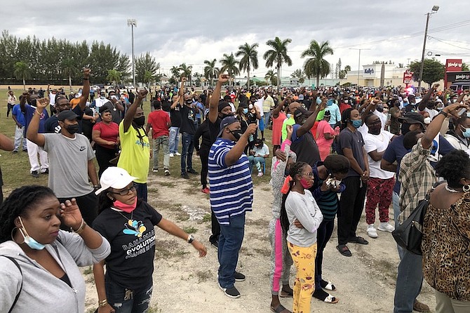 THE SCENE at RM Bailey Park during the event held by Bahamas Evolution on Majority Rule Day. Photo: Terrel W Carey Sr/Tribune Staff