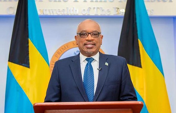 Prime Minister Dr Hubert Minnis.