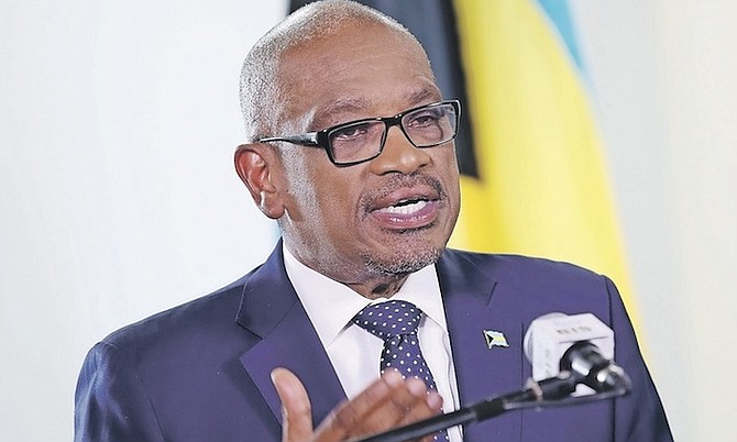 PRIME Minister Dr Hubert Minnis.